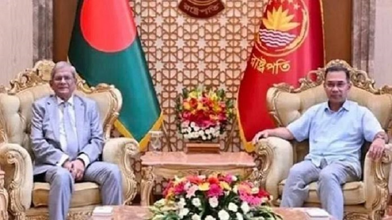 রাষ্ট্রপতির সঙ্গে প্রধানমন্ত্রীর প্রথম সৌজন্য সাক্ষাৎ বঙ্গভবনে